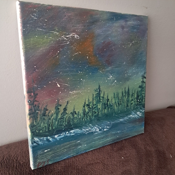 Hand Painted Canvas Oil Paint Landscape - Picture 3 of 5